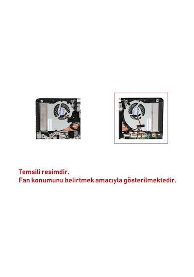 MSI Uyumlu Gs70 2Qe Notebook Fanı (Sağ)