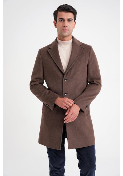 Efor Plt 088 Palto Comfort Kahve Kahverengi