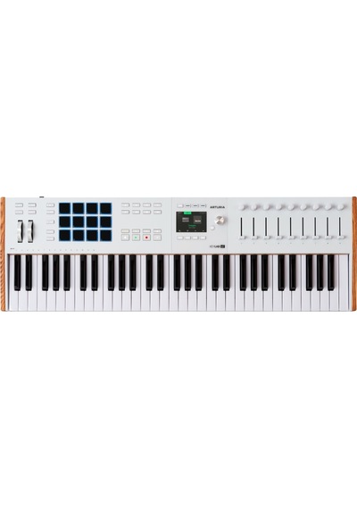 Keylab 61 Mk3: Beyaz - 3. Nesil Gelişmiş 61 Tuş Keyboard/controller + Soft Synth