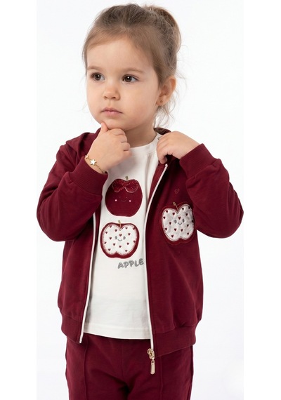Toontoy Kids Toontoy Kız Çocuk 3'lü Eşofman Takımı Uzun Kollu Bisiklet Yaka Nakışlı T-shirt - Kapüşonlu Fermuarlı Hırka- Beli Paçası Lastikli Eşofman Altı 25040 Bordo Toontoy Kids Toontoy Kız Çocuk 3'lü Eşofman Takımı Uzun Kollu Bisiklet Yaka Nakışlı T-shirt - Kapüşonlu Fermuarlı Hırka- Beli Paçası Lastikli Eşofman Altı 25040 Bordo