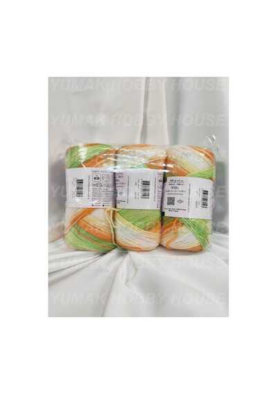 Sweet Baby Batik Ebruli El Örgü İpi 3 Adet - Renk: 330