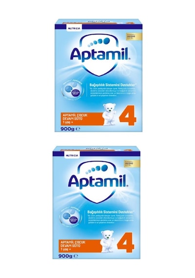 Aptamil 4 Çocuk Devam Sütü 900 G 2 Adet