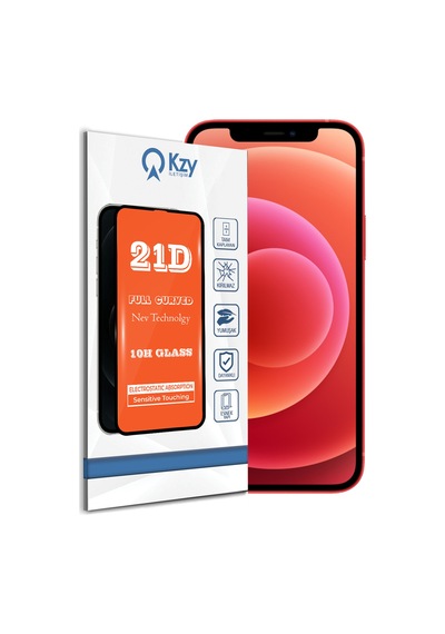 Apple Uyumlu   iPhone 12 Mini ile Tam Kaplayan 21D Temperli Ekran Koruyucu Cam