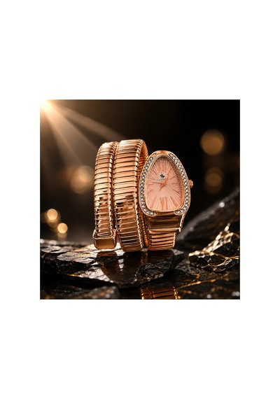 Yılan Model Kol Saati Rose Gold Rengi Rose Gold - 288676467 Rose Gold