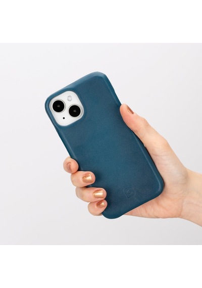 Bouletta Apple Uyumlu iPhone 15 Deri Arka Kapak F360 Brn4ef