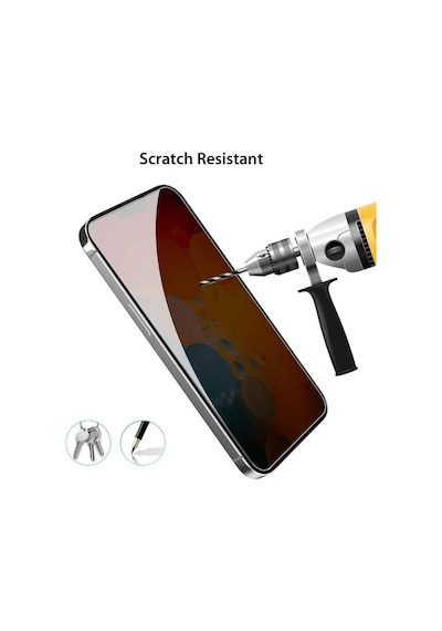 Apple Uyumlu iPhone 14 Pro Max Hayalet Cam Tam Kaplayan Kırılmaz Ekran Koruyucu