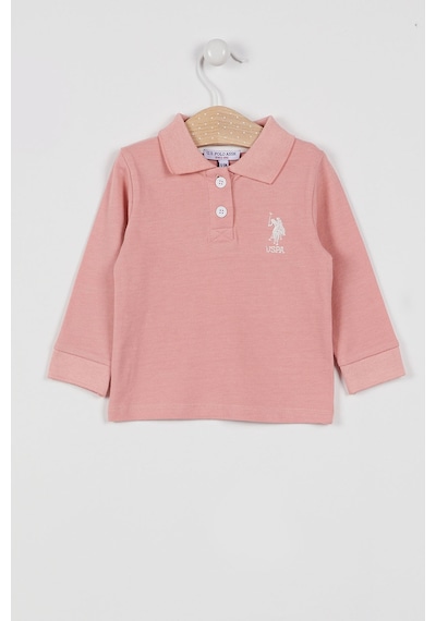 U.S. Polo Assn. U.s. Polo Assn Kız Bebek Pembe Sweatshirt Usb994-b-v9 Pembe