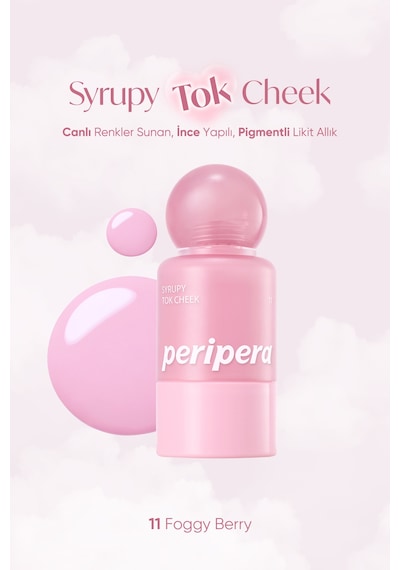 Perıpera Syrupy Tok Cheek 11 Foggy Berry