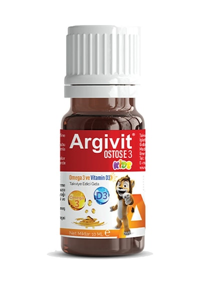 Argivit Ostosse3 Kids Omega-3 Ve Vitamin D3 İçeren Takviye Edici Gıda 10 Ml