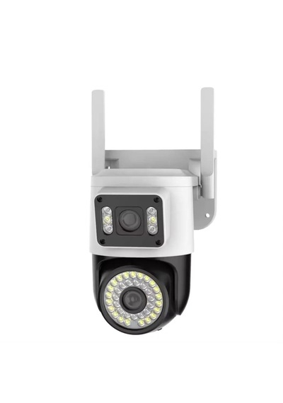 Yeni Çift Lens Kablosuz Ip Kamera Güvenlik Kamerası