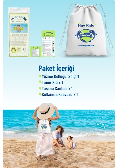 Heykida Swim Safe Yüzme Yardımcısı Deniz Kolluğu 1-6 Yaş