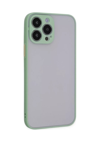 Newface Apple İphone 15 Pro Kılıf Montreal Silikon Kapak - Açık Yeşil