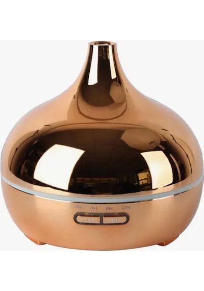 Hava Nemlendirici Parlak Gold Aromatik Oda Kokusu 550 Ml Kahve Aroma Difüzörü Buhar Nemlendırıcı