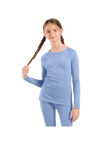 Odlo Odlo Active Warm Kids Bl Top Crew Neck L/s Unisex Çocuk Mavi Içlik Üst 5509 Mavi
