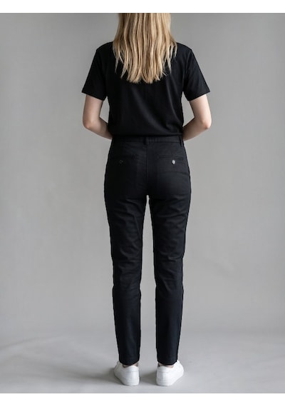 Sisley Slim Fit Gabardin Pantolon Kadın Siyah Pantolon - 325a4aı655ah6