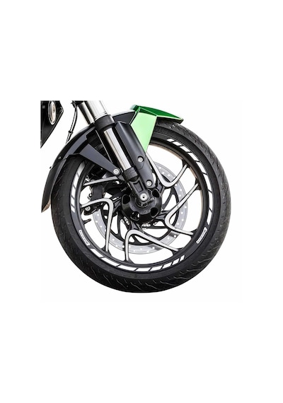 Gp Kompozit Bajaj Dominar 250 / 400 2017-2024 Uyumlu Jant Şeridi Reflektif Gri