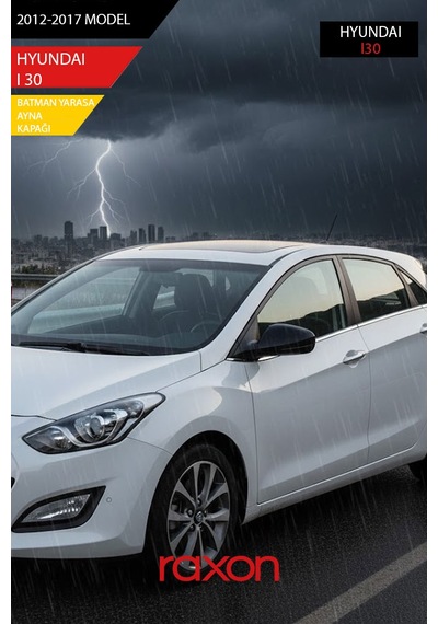 Hyundaı İ30 2012-2017 Batman & Yarasa Ayna Kapağı Parlak Piano Black Sport