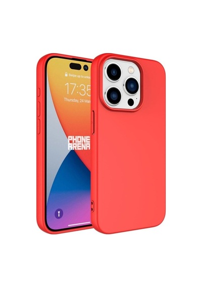 Apple Uyumlu iPhone 15 Pro Kılıf Zore Lsr Lansman Kapak Kırmızı