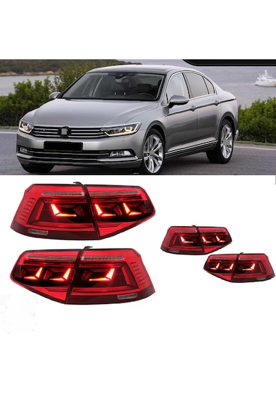 Vw Passat B8 2014-2019 B8.5 Dizayn Ledli Arka Stop Lambası