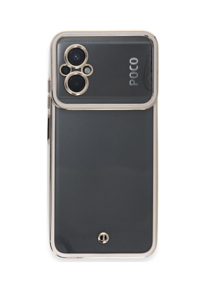 Poco M5 Kılıf Liva Lens Silikon - Beyaz Bzsxx00 1
