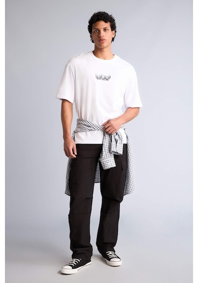Defacto Baggy Kargo Cepli Pantolon G8147ax26smbk81 Siyah-bk81