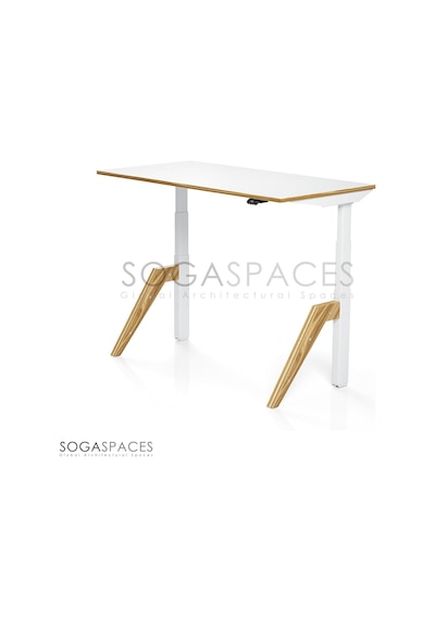 Regula Desk Dandy - Elektrikli Yükseklik Ayarlı Çalışma Masası, Sıradışı Tasarım, Çift Motorlu, Bluetooth Ko Diğer