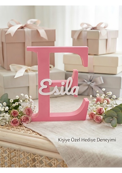 Kişiye Özel İsimli Dekoratif Harf