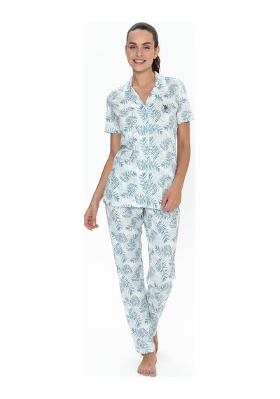 U.s. Polo Assn. Kadın Mavi Pijama Takım Mavi