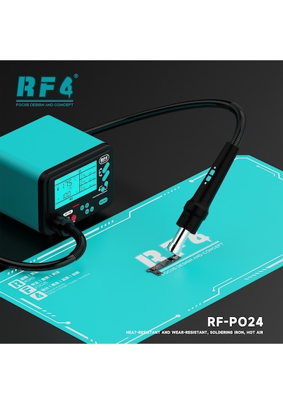 Rf4 Rf-po24 Silikon Tamir Pedi 70x35cm Isıya Dayanıklı Lehimleme Matı Pcb Smd Bga Çalışma Matı