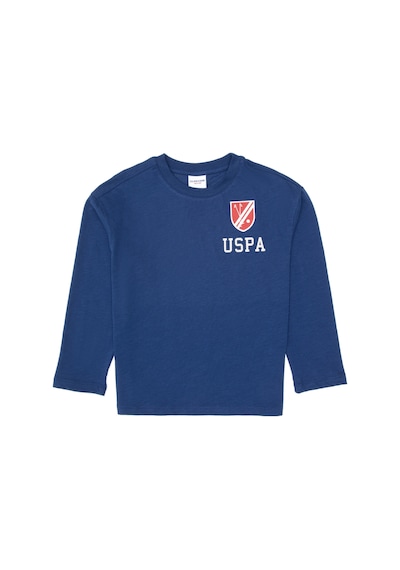 U.S. Polo Assn. Erkek Çocuk İndigo Bisiklet Yaka Süprem Sweatshirt 50316516-VR028