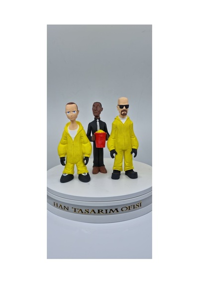 Breaking Bad 3 Lu Set Walter White Jesse Pinkman Gustavo Fring 15 Cm