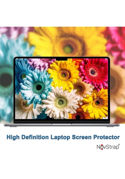 Novstrap Apple Uyumlu MacBook Air 15 İnç 2023 A2941 M2 Çip İle Ekran Koruyucu Parlak Nano Film