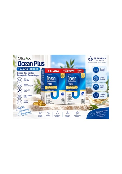 Plus Omega 3 50+50 Kapsül + Extramag Magnezyum 90+90 Tablet 2'li Set