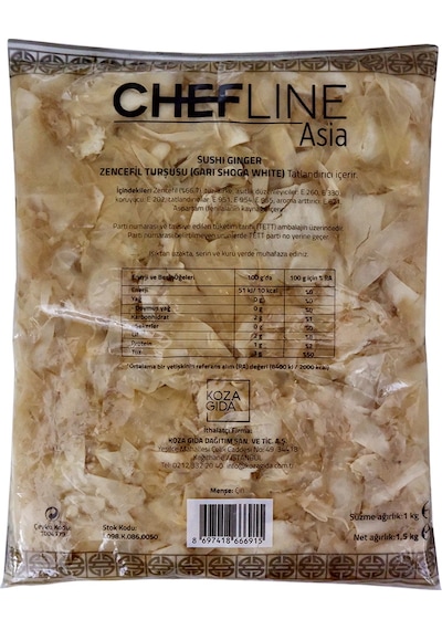 Chefline Asia Zencefil Turşusu 1500 G