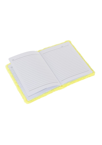 Pelüş Ve Eğlenceli Defter - Basketbol Topu Figürlü Sarı