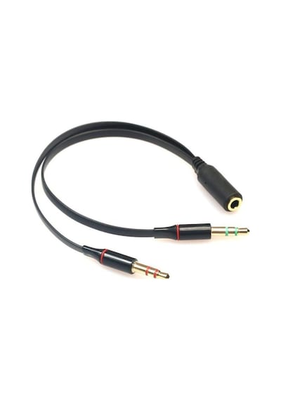 Kulaklık Mikrofon Ayırıcı 3.5mm Çevirici Switch Splitter 4457