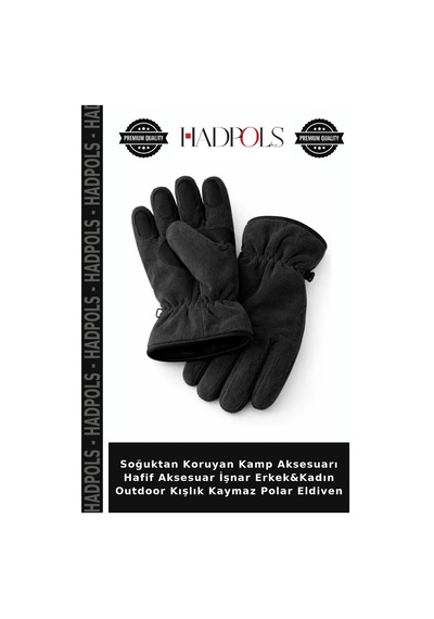 Soğuktan Koruyan Kamp Aksesuarı Hafif Aksesuar İşnar Erkek&kadın Outdoor Kışlık Kaymaz Polar Eldiven Çok Renkli