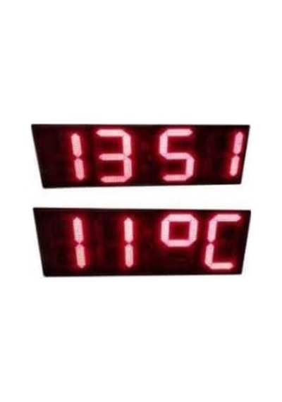 Dijital Duvar Saati Ve Derece Termometre Kasa Ölçüsü: 36x110 Cm Diğer