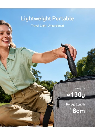 Djı Osmo Nano Action 6/5 Pro/4, Gopro Hero 13/12, Insta360 X5 X4 Ace Pro İçin 46 Cm Mini Selfie Çubuğu Tripod, 360 Ayarlanabilir Monopod, Vlog Uzatılabilir Sap, Sağlam Manyetik Taban
