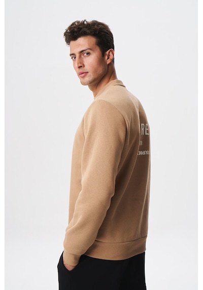 AR-MA Arma Baskılı Yazılı Regular Fit Şardonlu Erkek Bisiklet Yaka Sweatshirt K28124602901 Kahverengi AR-MA Arma Baskılı Yazılı Regular Fit Şardonlu Erkek Bisiklet Yaka Sweatshirt K28124602901 Kahverengi