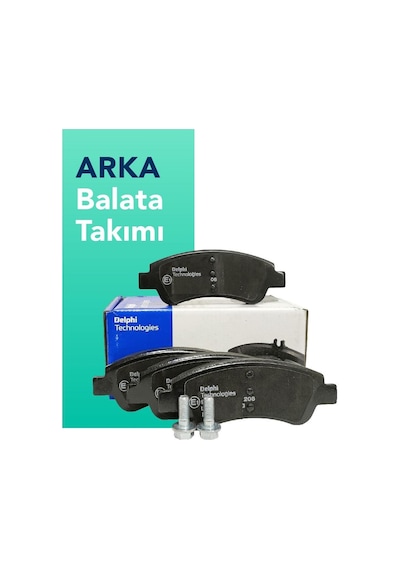 Delphi Fiat Egea Arka Fren Balata Takımı (2015-2021)