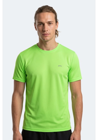 Slazenger Haunted I Erkek Neon Yeşil Tişört