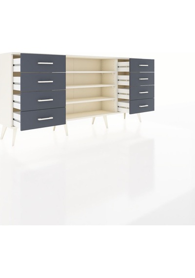 Arges Konsol 3 Raflı 8 Çekmeceli 176x30x83 Aytaşı-aytaşı/antrasit Aytaşı/antrasit Arges Konsol 3 Raflı 8 Çekmeceli 176x30x83 Aytaşı-aytaşı/antrasit Aytaşı/antrasit