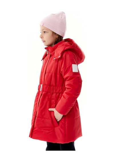 Benitto Kids Kız Çocuk Kapüşonlu Kışlık Şişme Mont 51352 Kırmızı