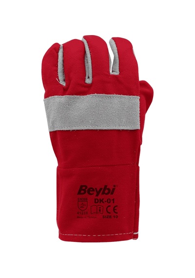 Beybi Deri Eldiven Kırmızı Dk-01