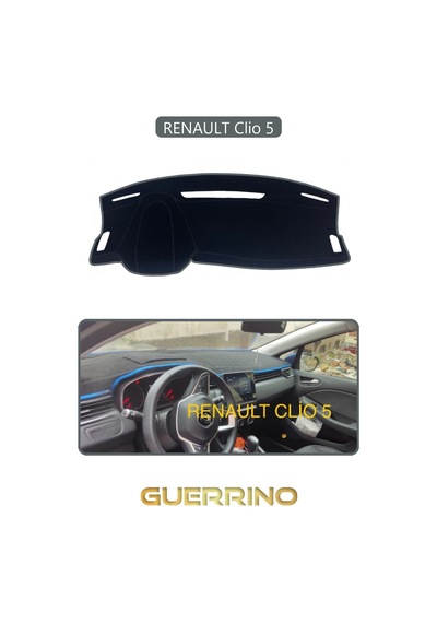 Renault Clio 5torpido Koruma Halısı Gri Kenar
