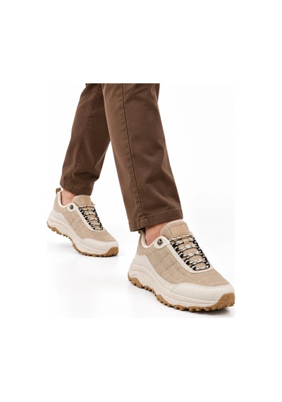 Ht Hotin Mare Unisex Outdoor İçi Yünlü Kauçuk Taban Ayakkabı - Bej