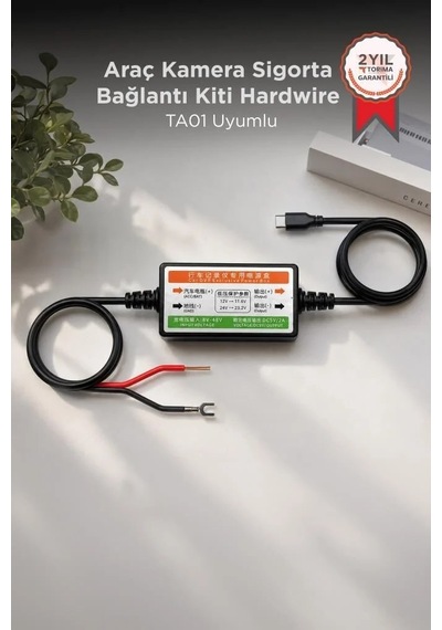 Delux Serisi Modu Enerji Ses Araç Kamera Sigorta Bağlantı Kiti Hardwire Ta01 Uyumlu