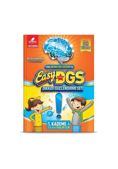Easy Dikkati Güçlendirme Seti 3-6 Yaş A Kitapçığı - Osman Abalı