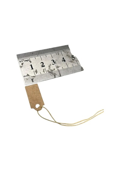 Yerli Üretim Küçük Boy Kraft Renk 2 /1 Cm 80 Adet Karton İpli Fiyat Etiketi Çok Renkli